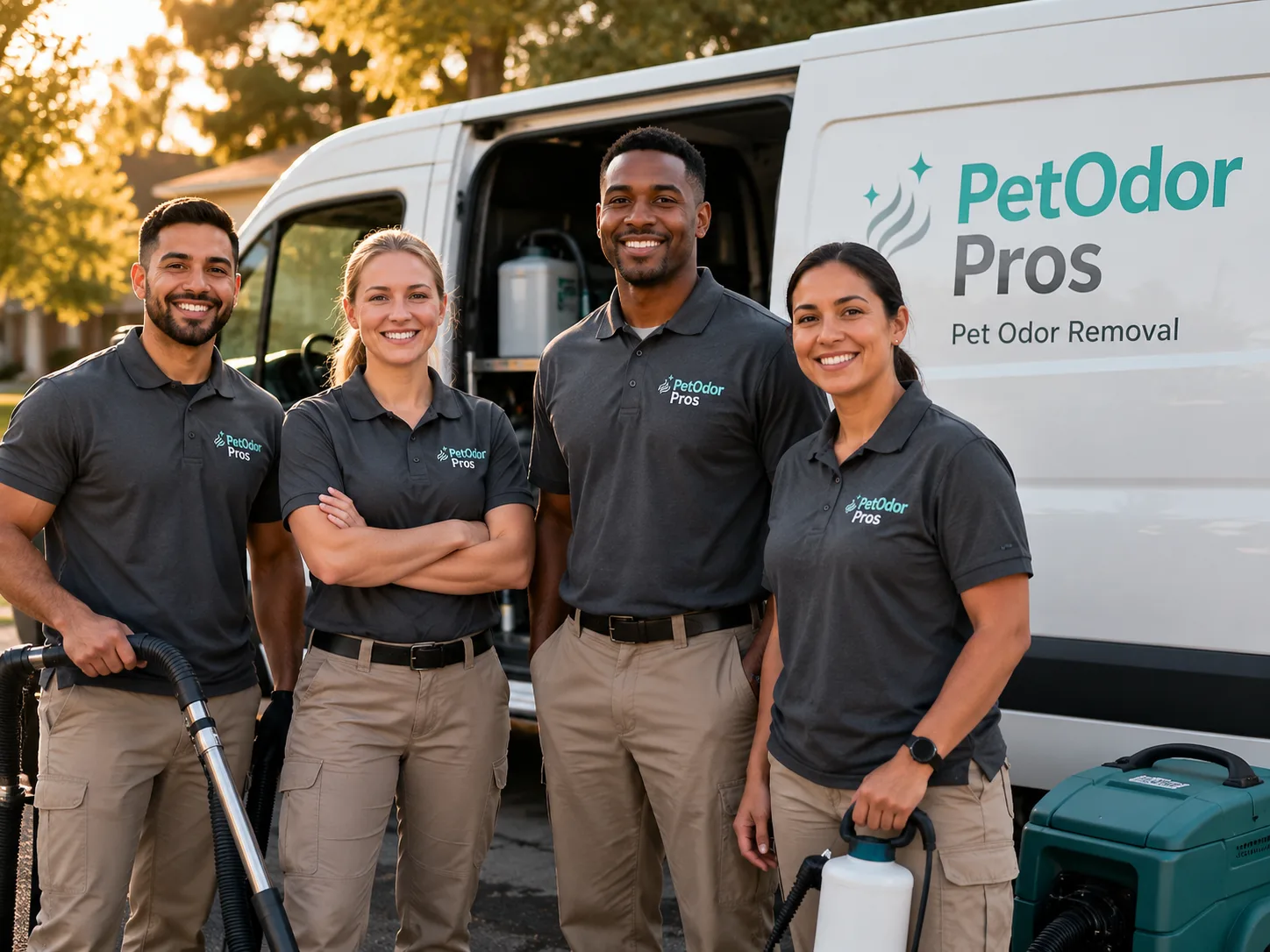 Pet Odor Removal team serving Hughes, AR